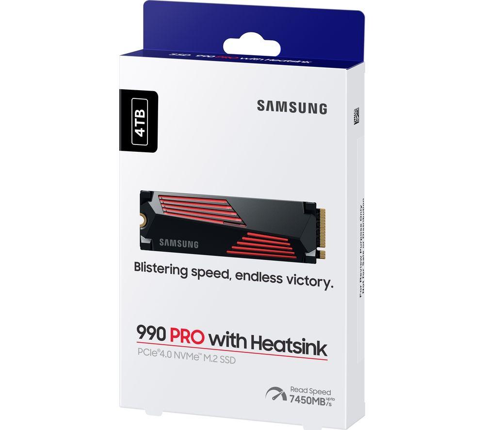 内蔵型SSD Samsung 990 PRO with Heatsink 4TB 990 PRO with Heatsink 4TB PCIe 4.0 M.2 | Samsung UK