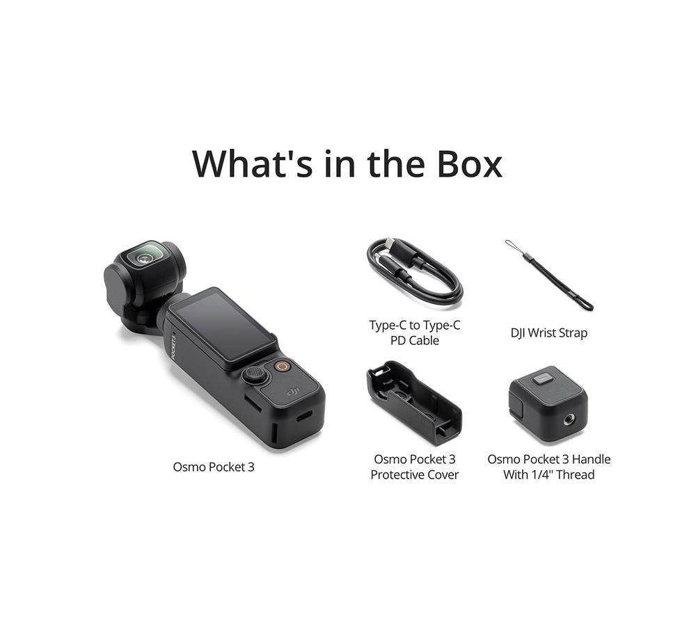 DJI Osmo Pocket 3 4K Ultra HD Action Camera - Black image number 5 of 8