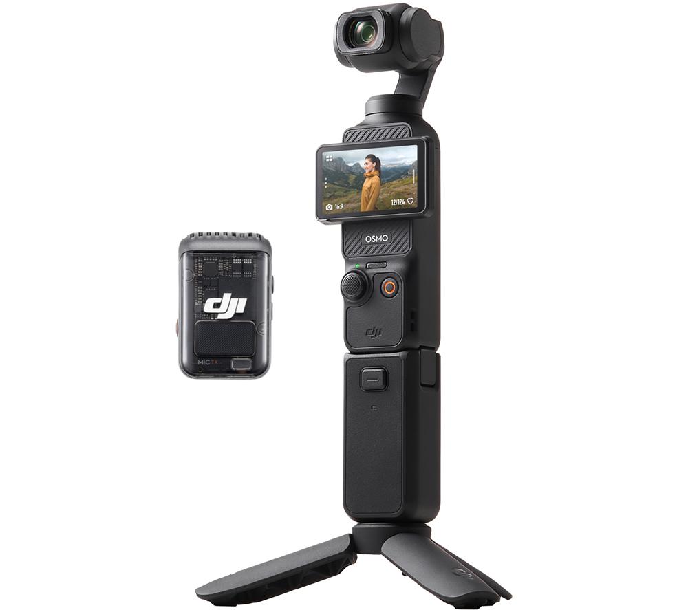 Buy DJI Osmo Pocket 3 Creator Combo 4K Ultra HD Action Camera - Black