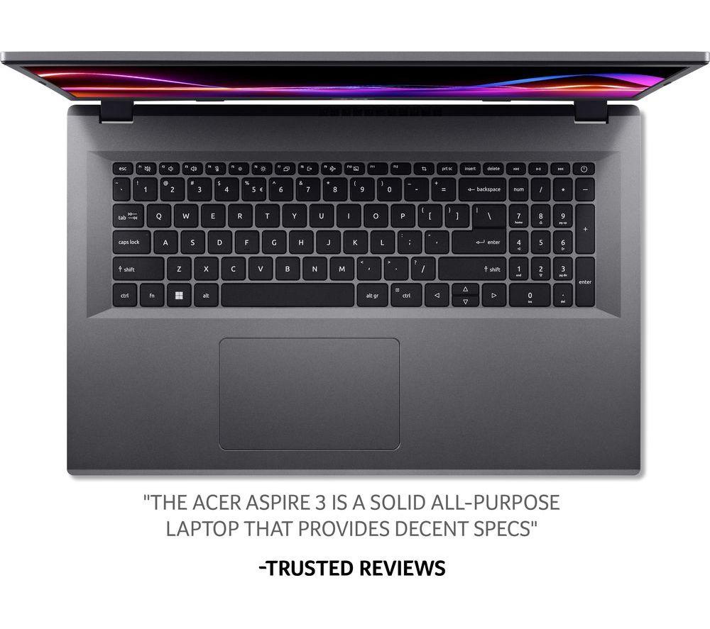 ACER Aspire 3 17.3' Laptop - Intel® Core™ i3, 256 GB SSD, Silver - image 3