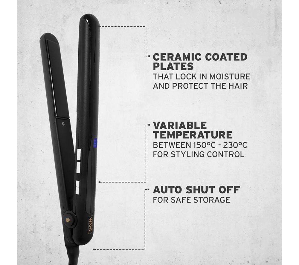 WAHL ZX866 Afro Hair Straightener - Black image number 2 of 6