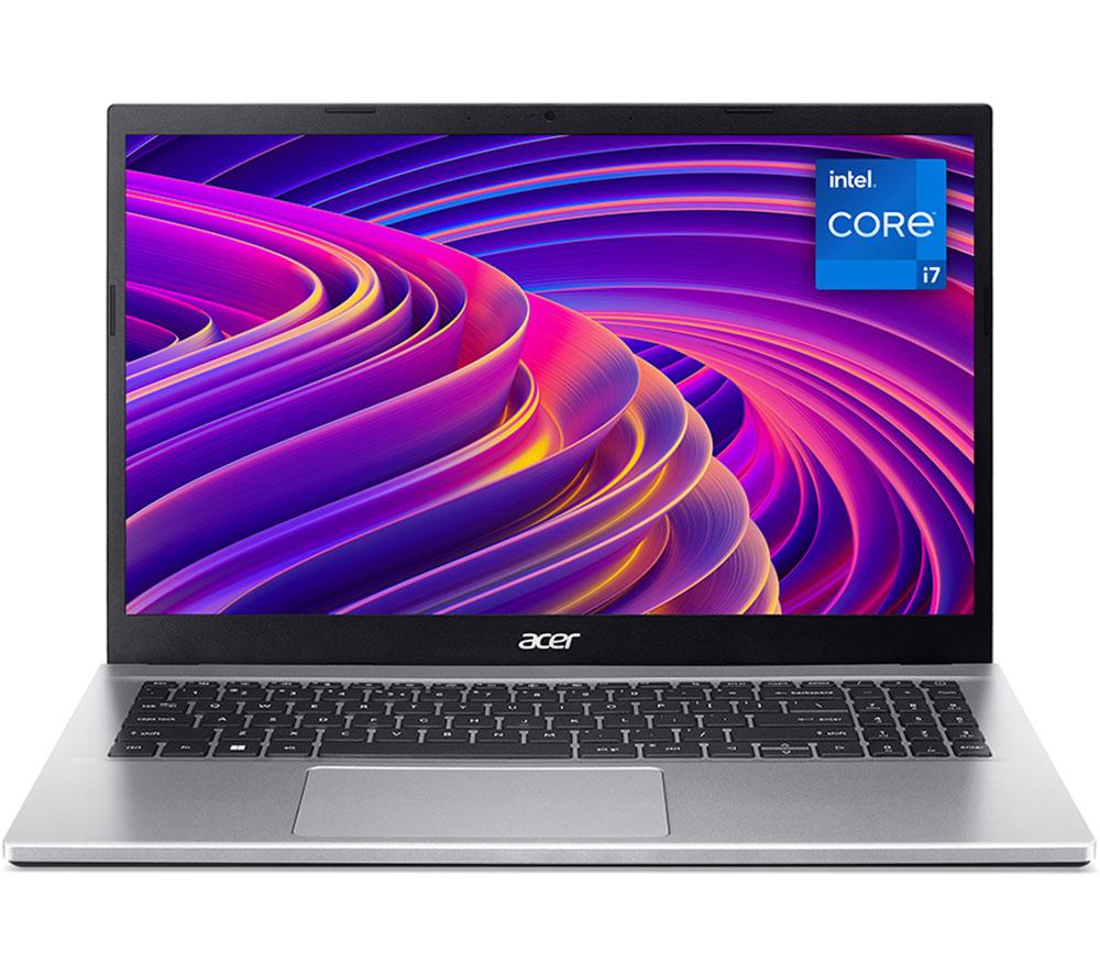 ACER Aspire 3 15.6inch Laptop - Intel®Core  i7, 512 GB SSD, Silver