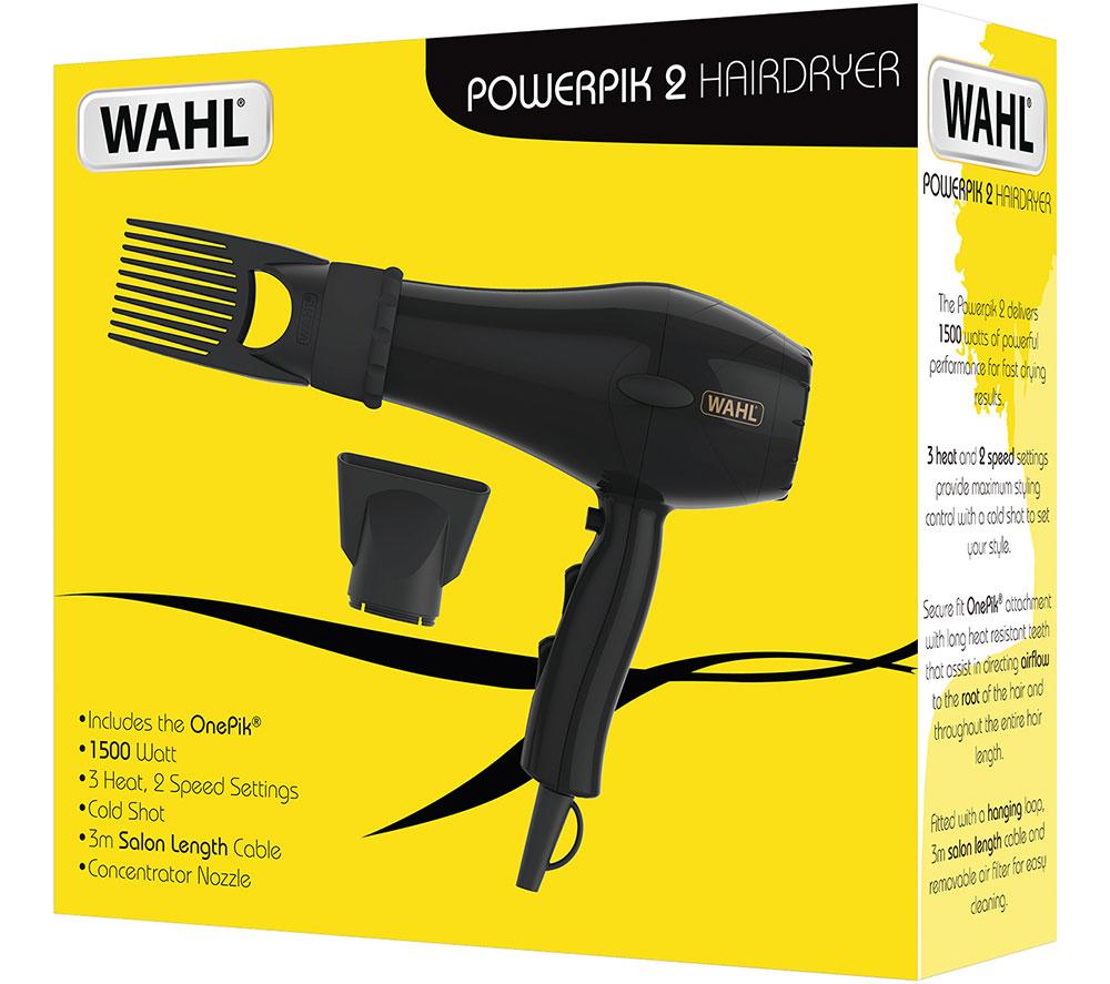 WAHL ZY017 PowerPik 2 Hair Dryer - Black, Black