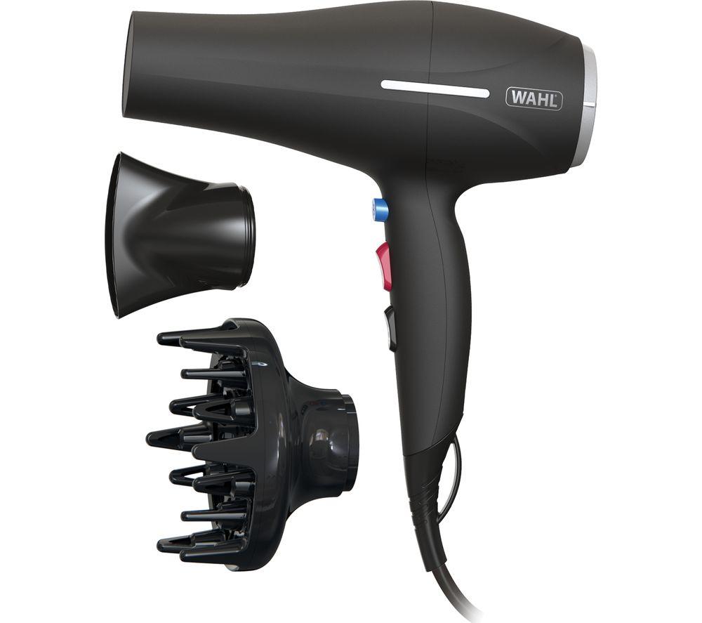 WAHL ZY105 Ionic Smooth Hair Dryer - Black, Black