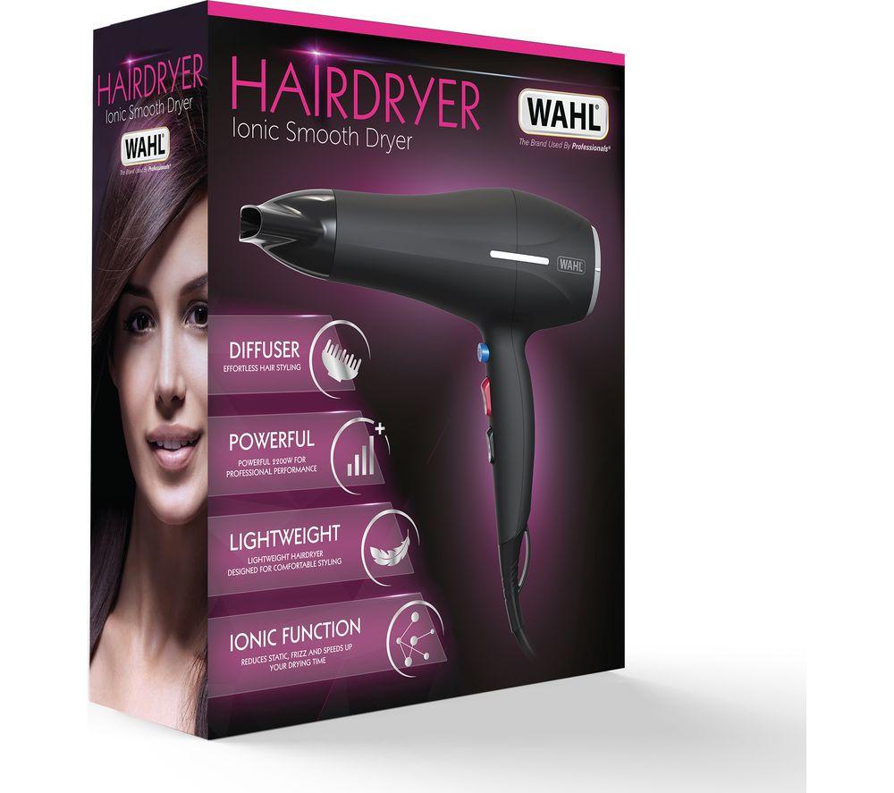 WAHL ZY105 Ionic Smooth Hair Dryer - Black image number 2 of 2