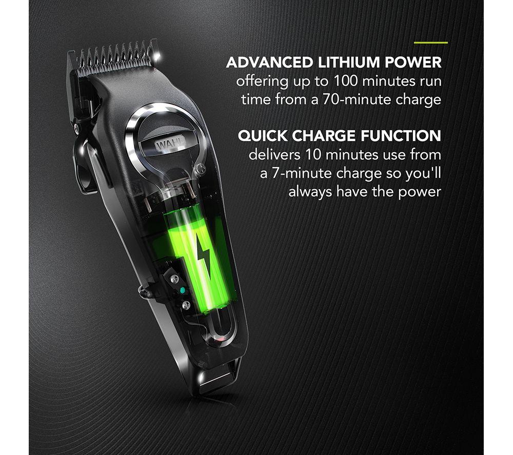 WAHL Elite Pro 20606-0410 Cordless Hair Clipper Kit - Black & Silver image number 4 of 6