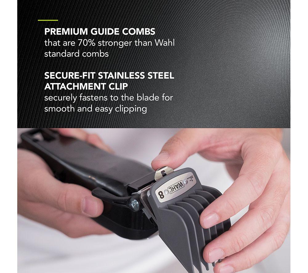 WAHL Elite Pro 20606-0410 Cordless Hair Clipper Kit - Black & Silver image number 5 of 6