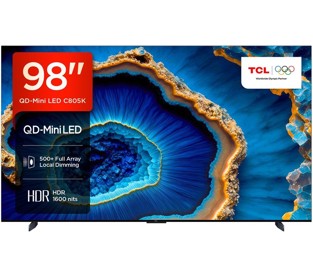 TCL 98C805K 98" Smart 4K Ultra HD HDR Mini LED QLED TV with Google Assistant review