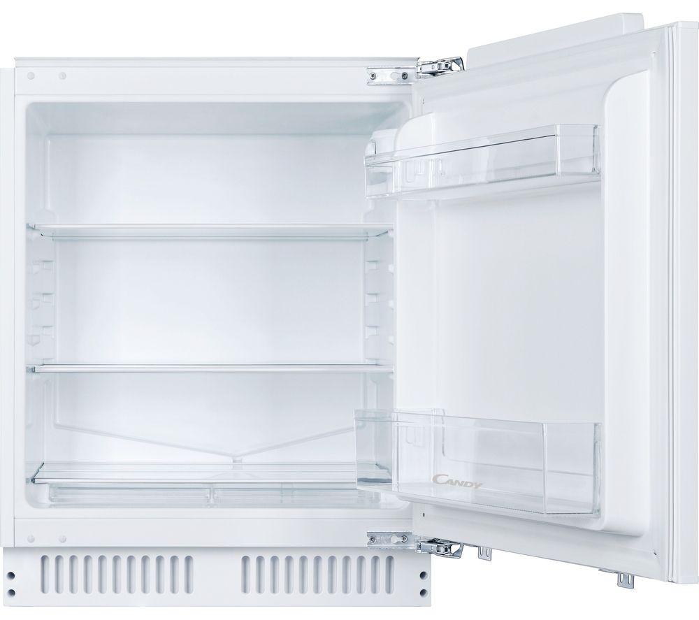 CANDY CMLS68EWK Integrated Undercounter Fridge - Fixed Hinge