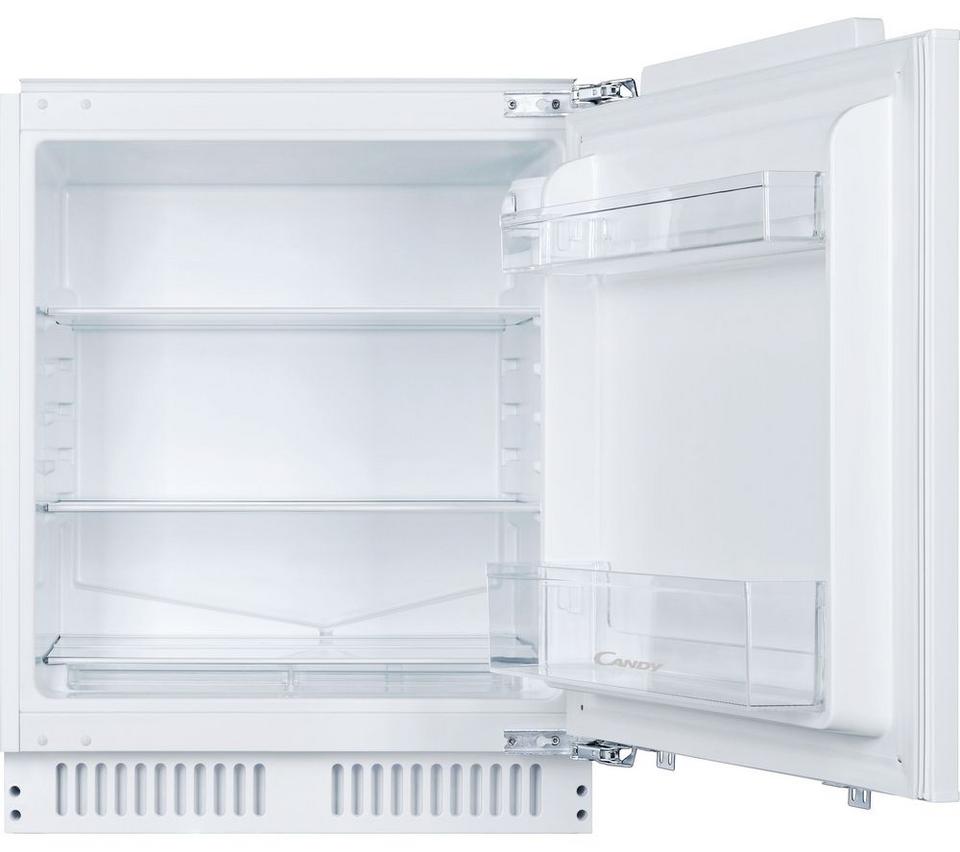 CANDY CMLS68EWK Integrated Undercounter Fridge - Fixed Hinge