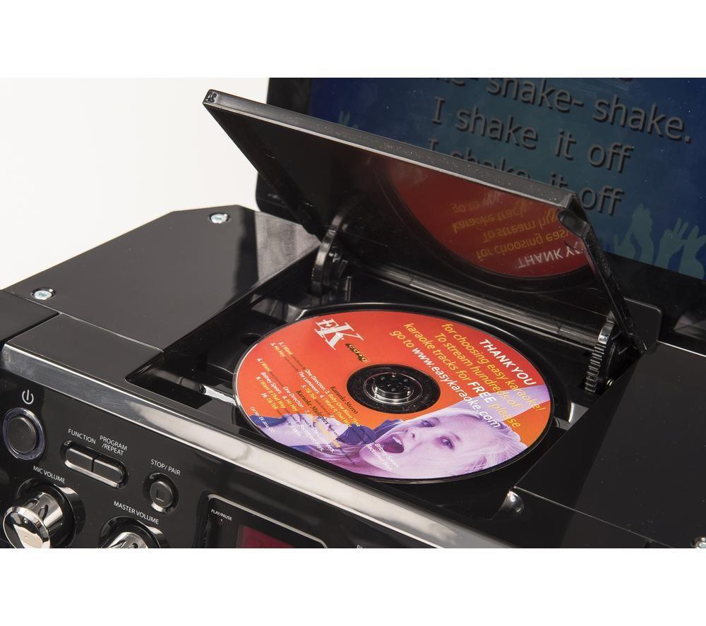 EASY KARAOKE EKS213BT Smart Bluetooth Karaoke System - Black image number 8 of 10