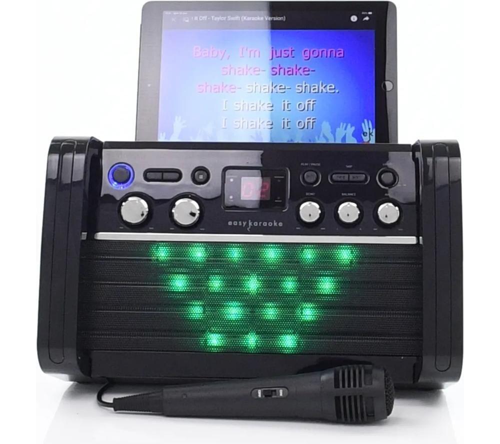EASY KARAOKE EKS213BT Smart Bluetooth Karaoke System - Black image number 9 of 10
