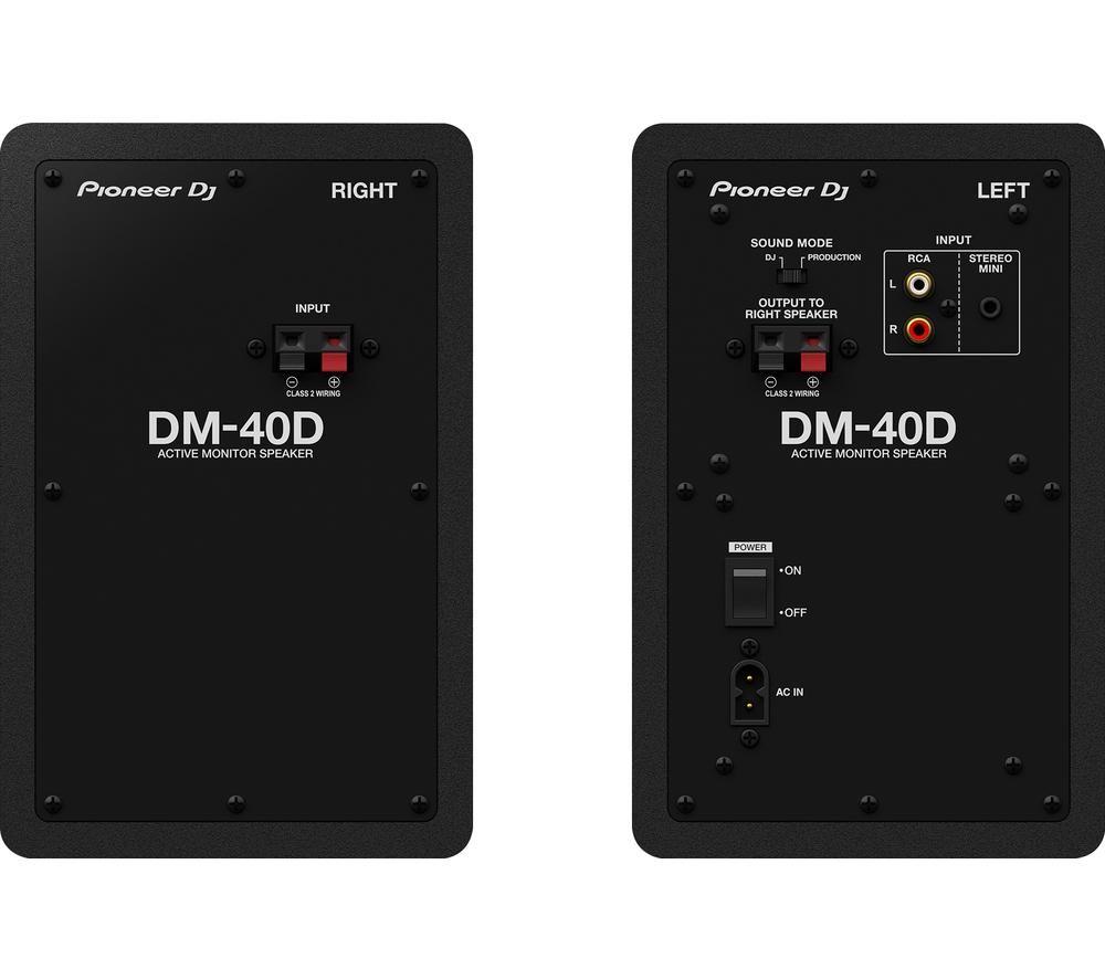 PIONEER DJ DM-40D Monitor Speakers - Black image number 4 of 11