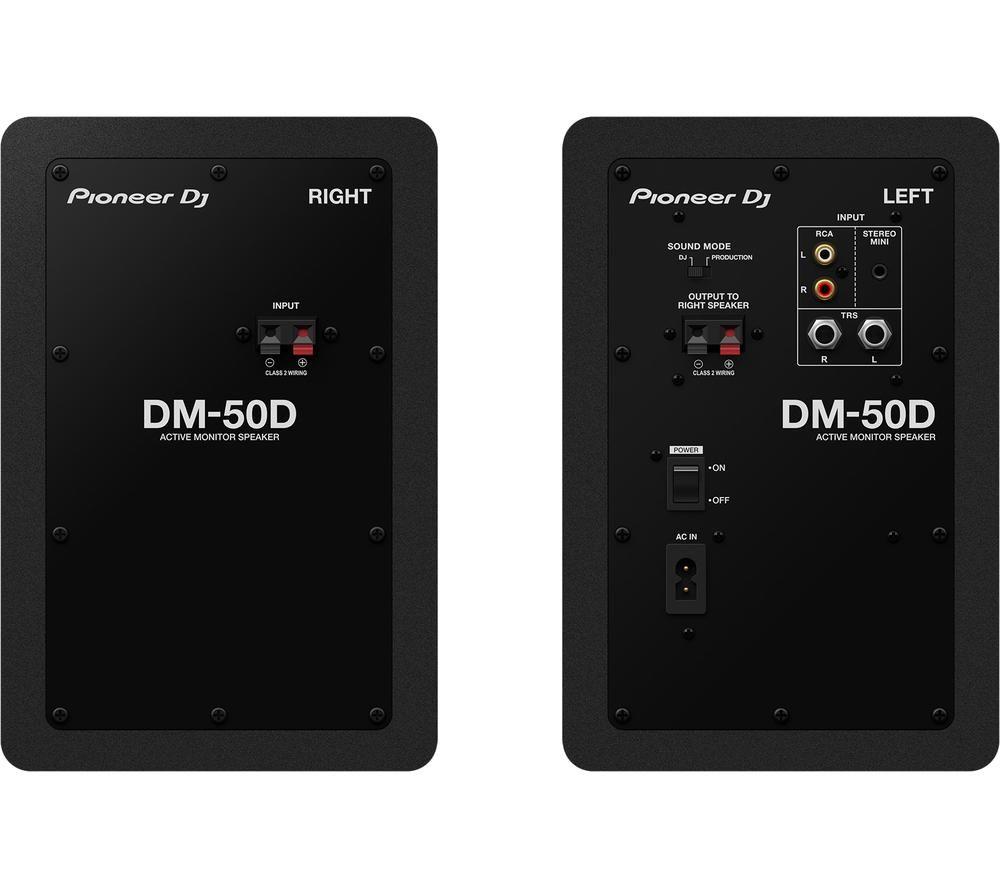 PIONEER DJ DM-50D Monitor Speakers - Black image number 9 of 11