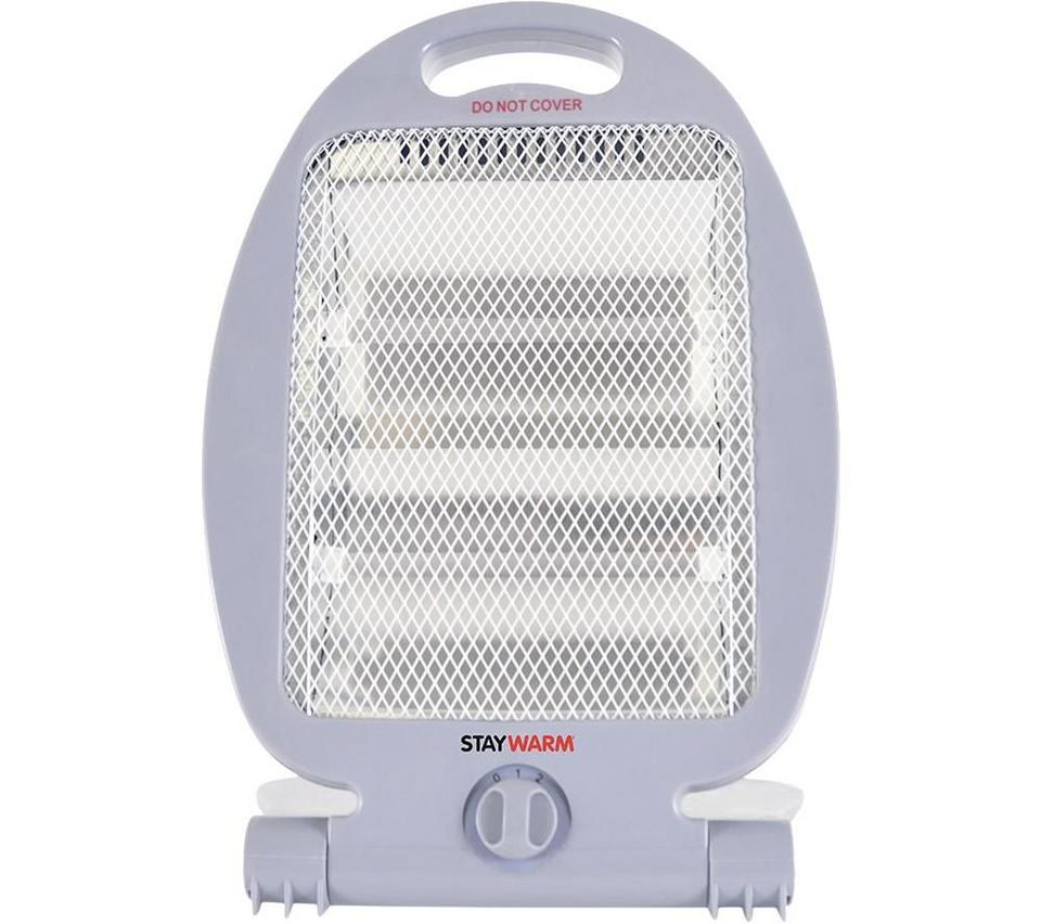 LLOYTRON StayWarm F2102GR Portable Halogen Heater - Grey