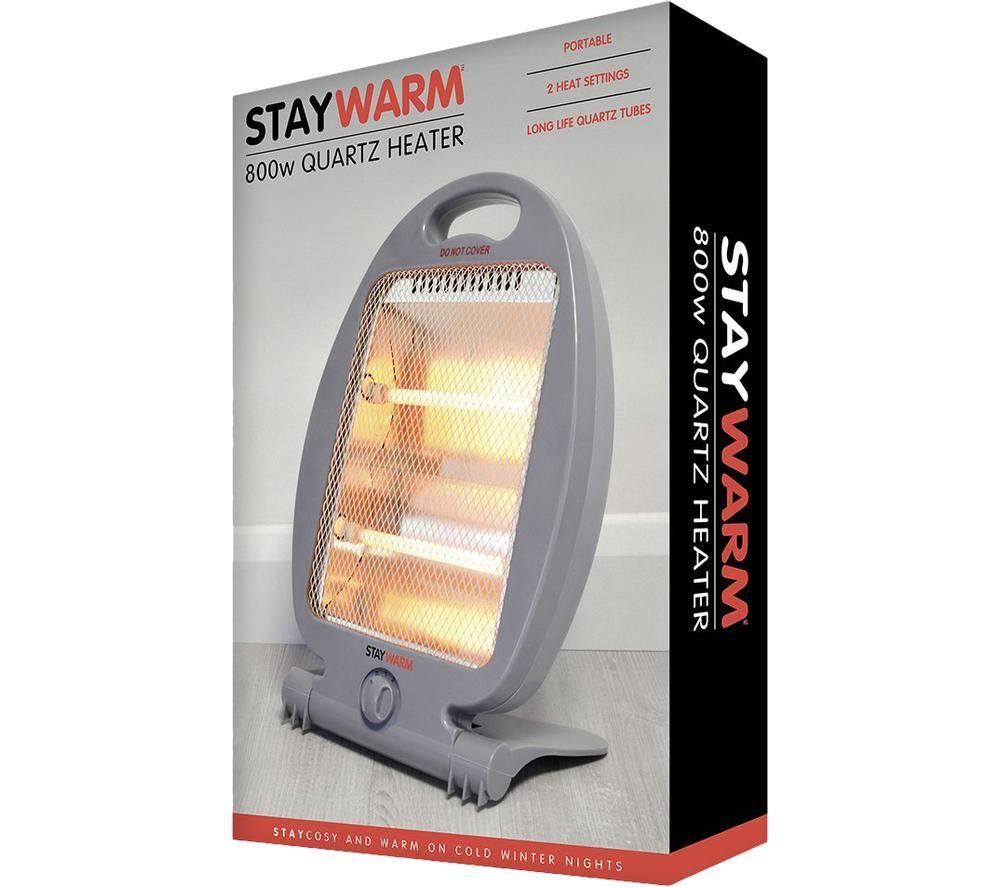 LLOYTRON StayWarm F2102GR Portable Halogen Heater - Grey image number 4 of 4