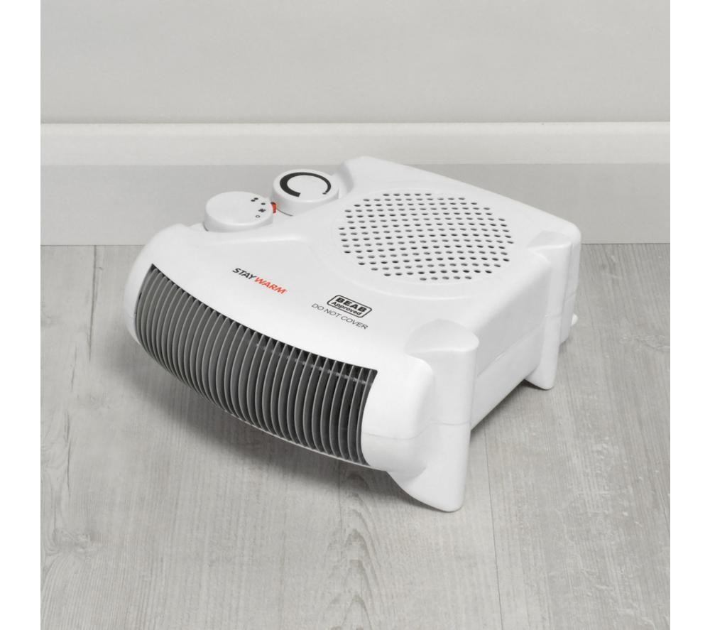 LLOYTRON StayWarm F2003WH Portable Hot & Cool Fan Heater - White image number 3 of 4