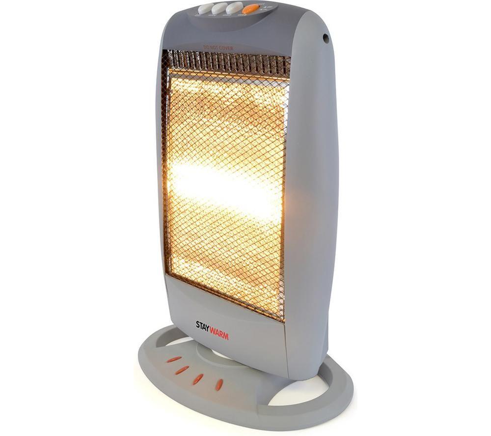 LLOYTRON StayWarm F2106GR Portable Halogen Heater - Grey image number 4 of 7