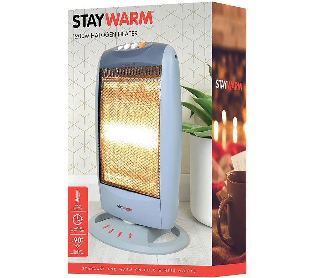 LLOYTRON StayWarm F2106GR Portable Halogen Heater - Grey image number 7 of 7