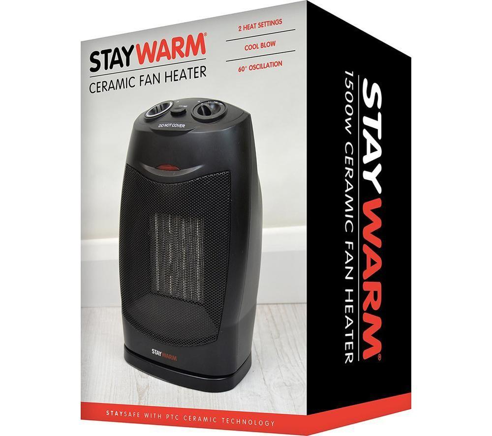 LLOYTRON StayWarm F2202BK Portable Hot & Cool Convector Heater - Black image number 5 of 7