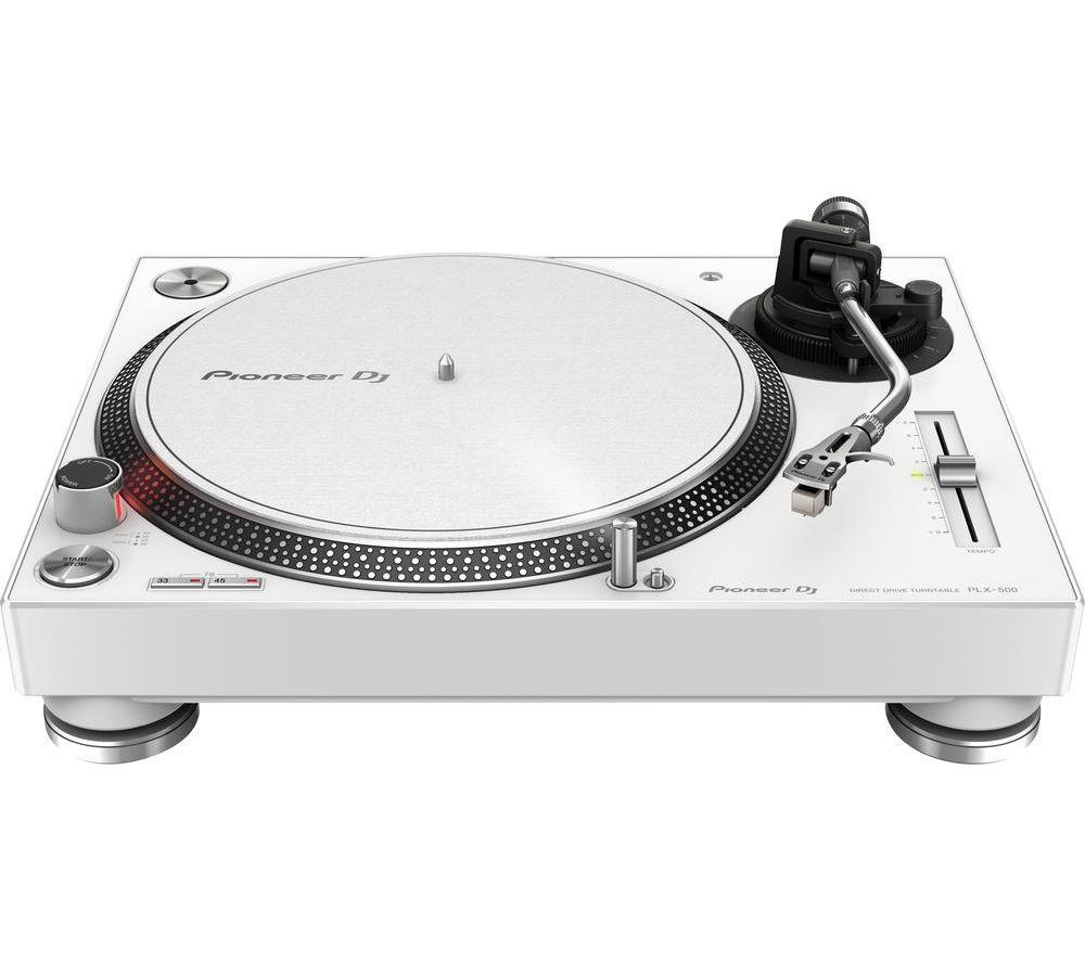 PIONEER DJ PLX-500 Direct Drive Turntable - White image number 3 of 5