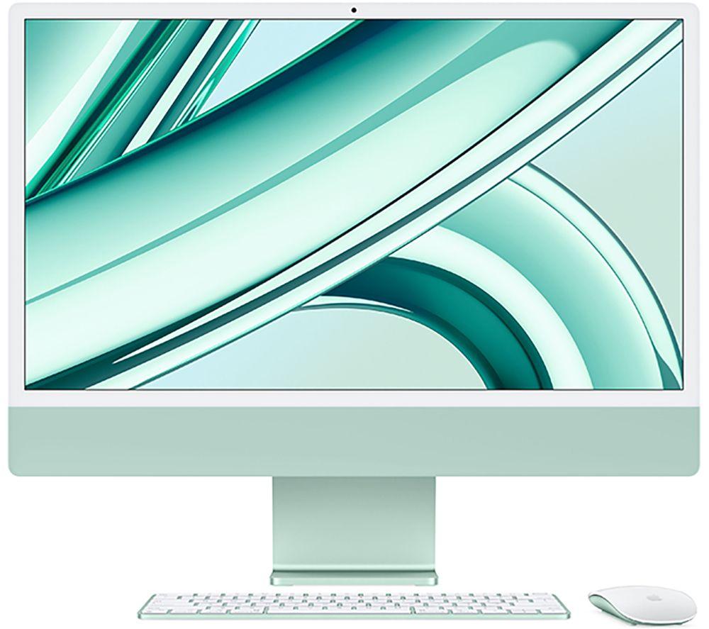 APPLE iMac 4.5K 24 (2023) - M3, 256 GB SSD, Green, Green