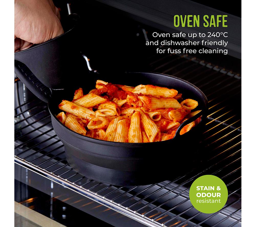 TOWER T843090 2-piece Non-Stick Silicone Air Fryer Tray Set - Black image number 7 of 12