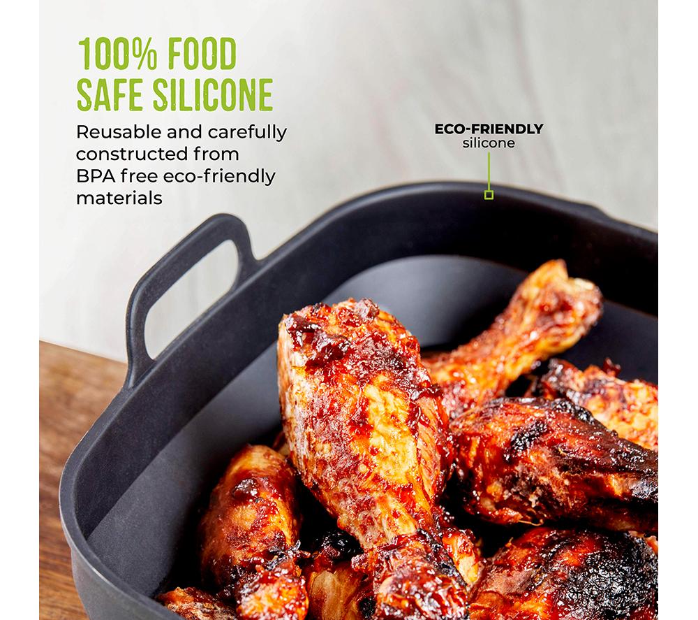 TOWER Square Foldable Air Fryer Trays - Set of 2 image number 5 of 11