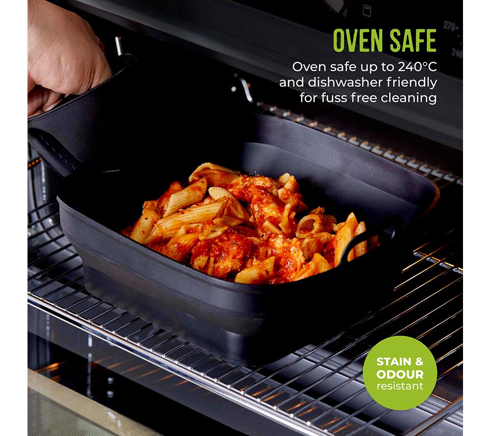 TOWER Square Foldable Air Fryer Trays - Set of 2 image number 7 of 11