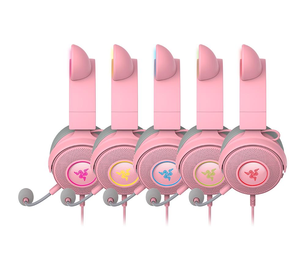 Buy RAZER Kraken Kitty V2 Pro Gaming Headset - Pink | CurrysIE