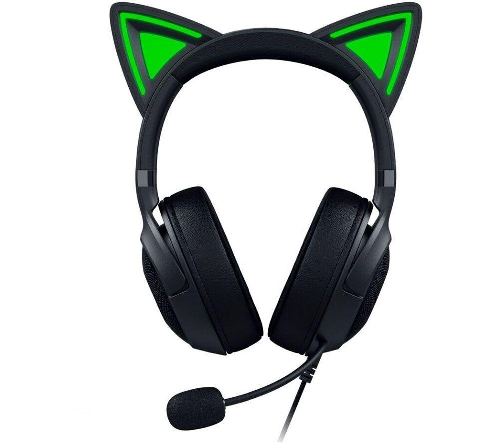 RAZER Kraken Kitty V2 Wireless Gaming Headset - Black, Black