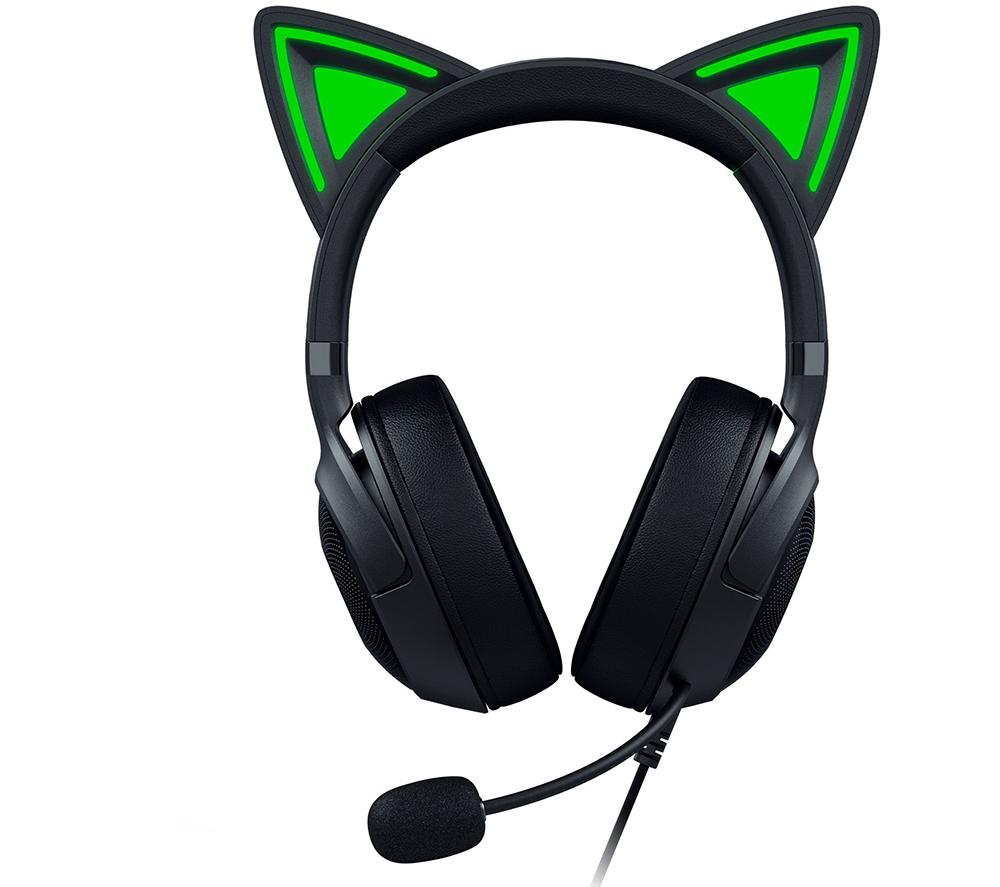 RAZER Kraken Kitty V2 Wireless Gaming Headset - Black, Black