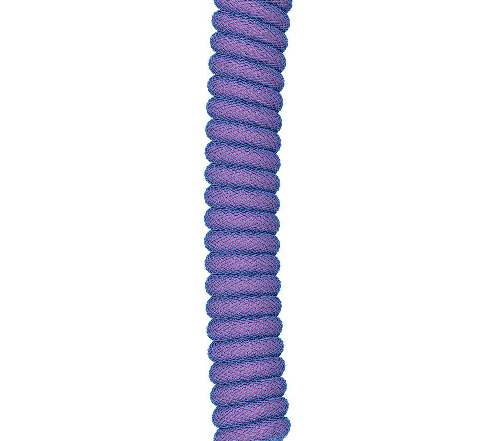 GLORIOUS Coiled USB to USB Type-C Keyboard Cable - Nebula image number 5 of 10