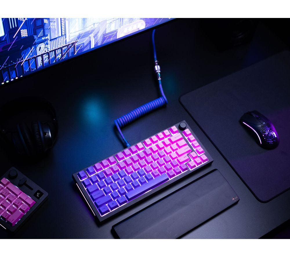 GLORIOUS Coiled USB to USB Type-C Keyboard Cable - Nebula image number 8 of 10