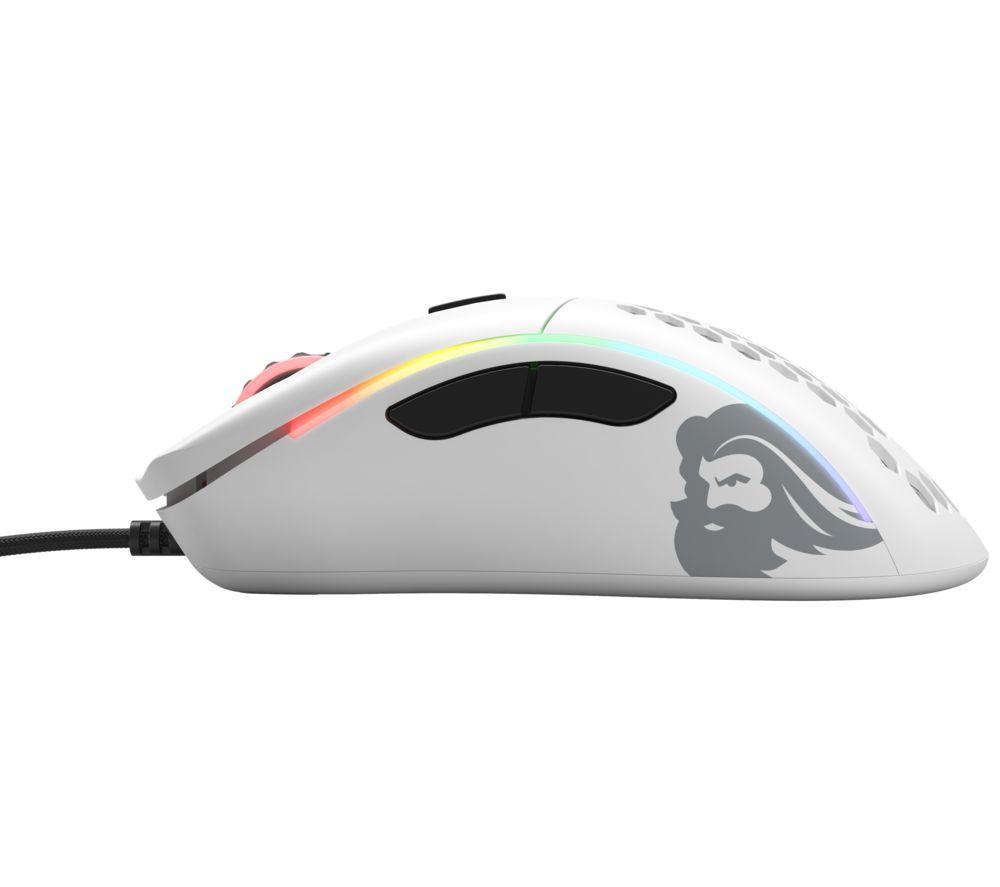 GLORIOUS Model D RGB Optical Gaming Mouse - Matte White image number 4 of 8