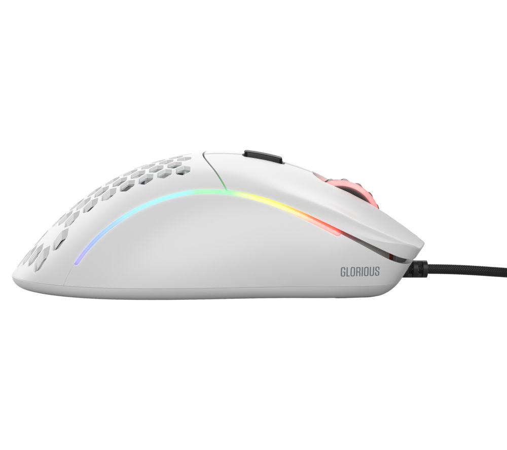 GLORIOUS Model D RGB Optical Gaming Mouse - Matte White image number 5 of 8