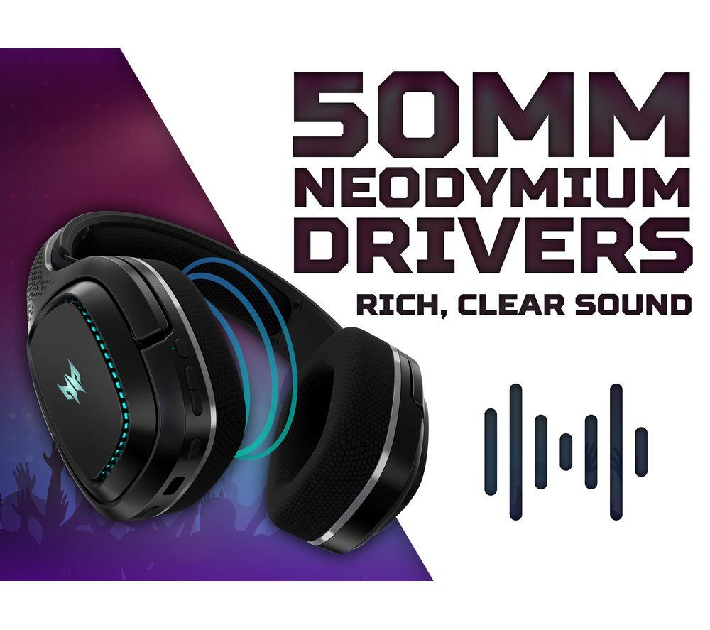 ACER Predator Galea 550 Wireless Gaming Headset - Black image number 5 of 9
