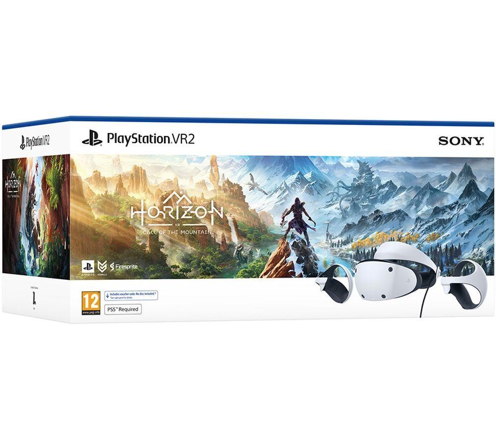 PLAYSTATION VR2 Gaming Headset, Horizon Call of the Mountain & Gran Turismo  7 Bundle