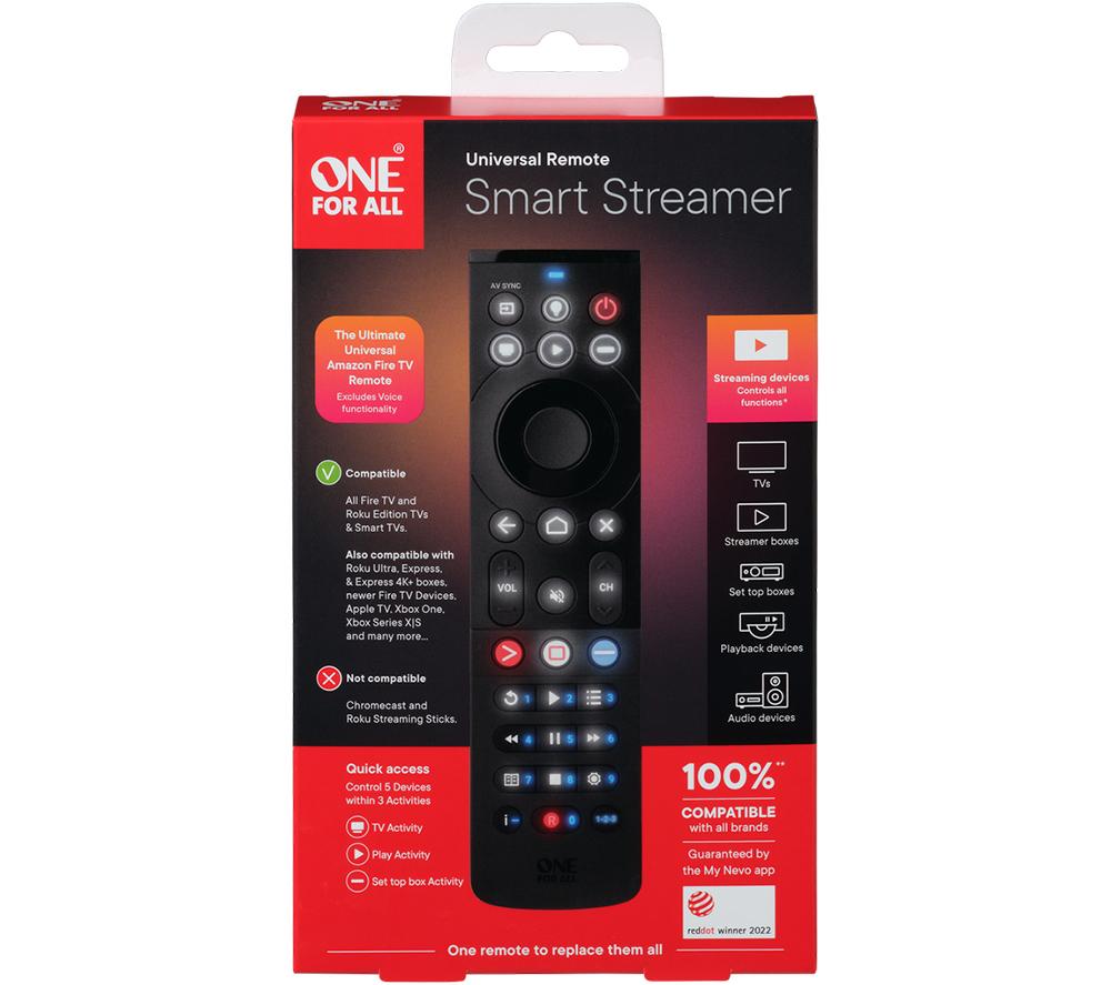 ONE FOR ALL Smart Streamer URC7945 Universal Remote Control image number 3 of 6