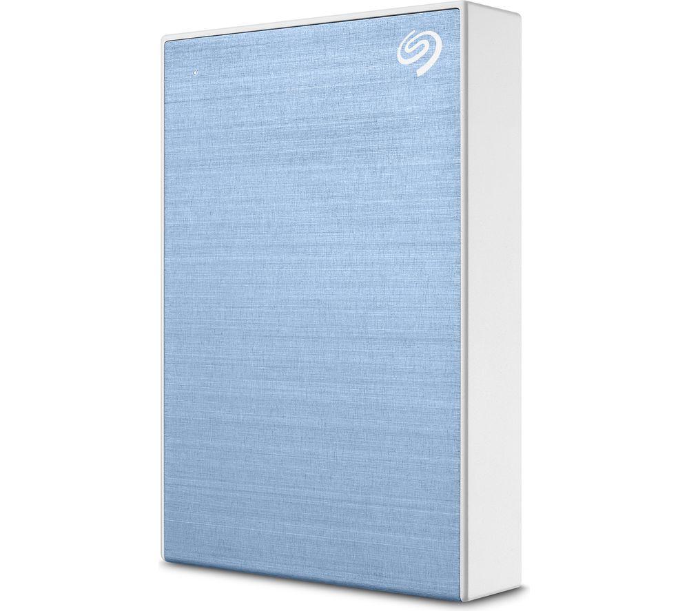 SEAGATE One Touch Portable Hard Drive - 4 TB, Blue, Blue