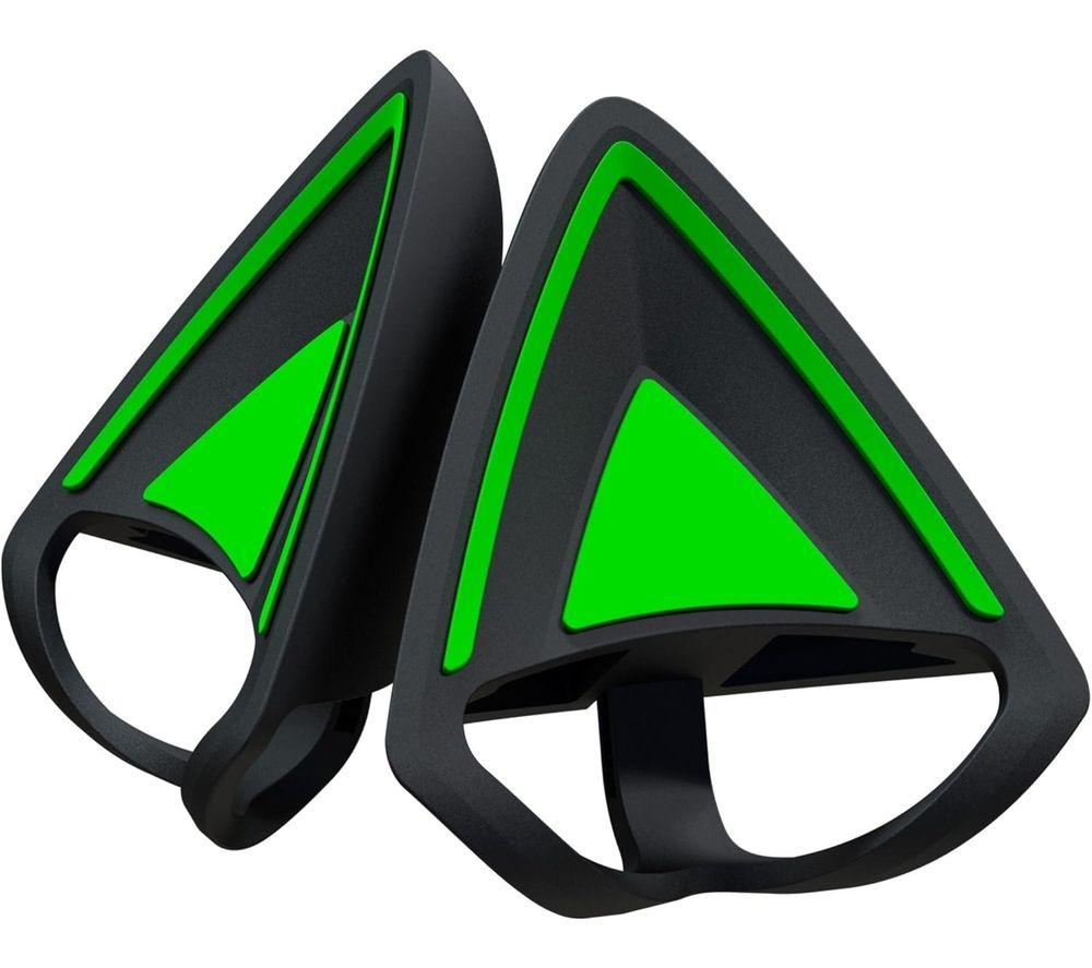 RAZER Kitty Ears V2 - Black & Green, Black,Green