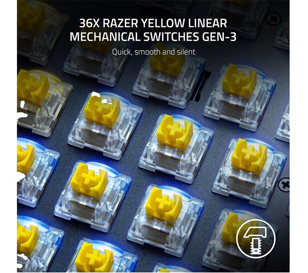 RAZER Yellow Linear Mechanical Switches Gen 3 - Pack of 36 image number 2 of 2