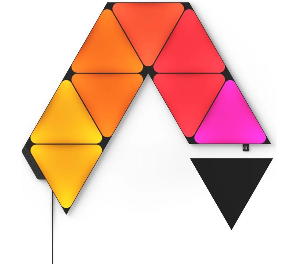 NANOLEAF Shapes Triangle Smart Lights Starter Kit - Ultra Black, Pack of 9 image number 10 of 10