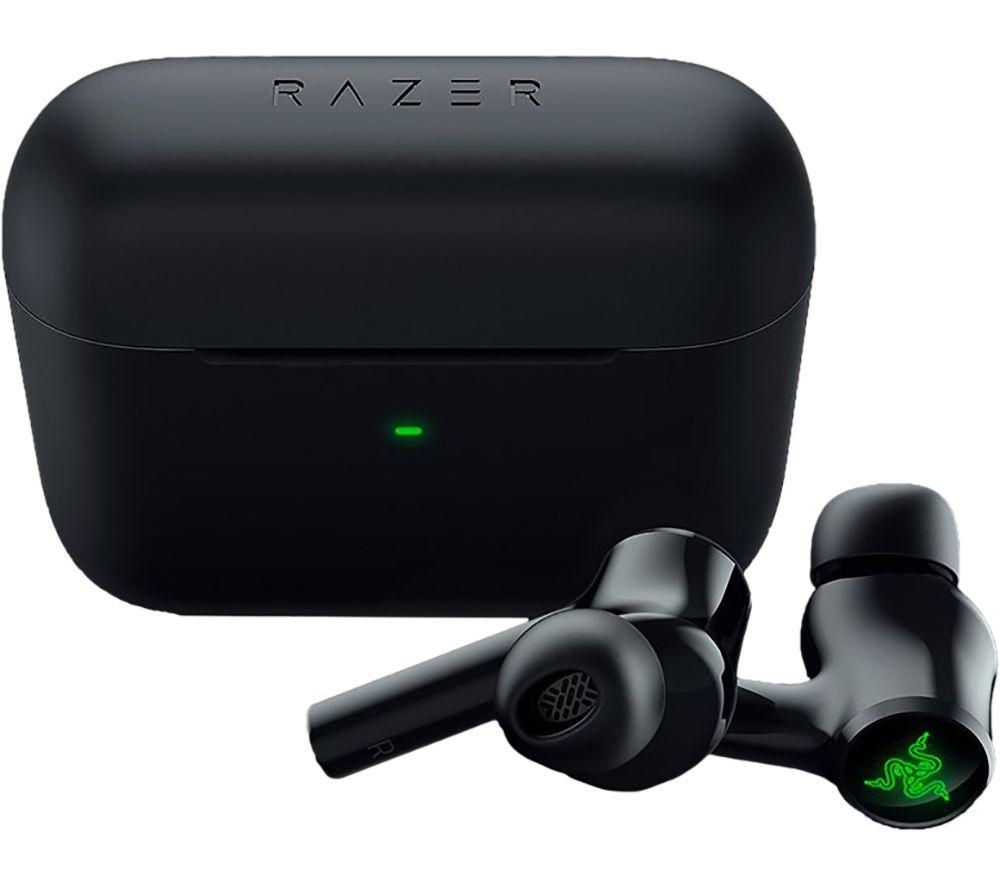 RAZER Hammerhead HyperSpeed Wireless Bluetooth Noise-Cancelling Earbuds - Xbox, Black, Black