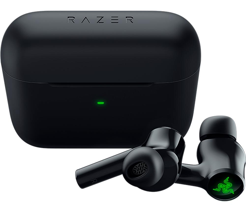 RAZER Hammerhead HyperSpeed Wireless Bluetooth Noise-Cancelling Earbuds - Xbox, Black, Black