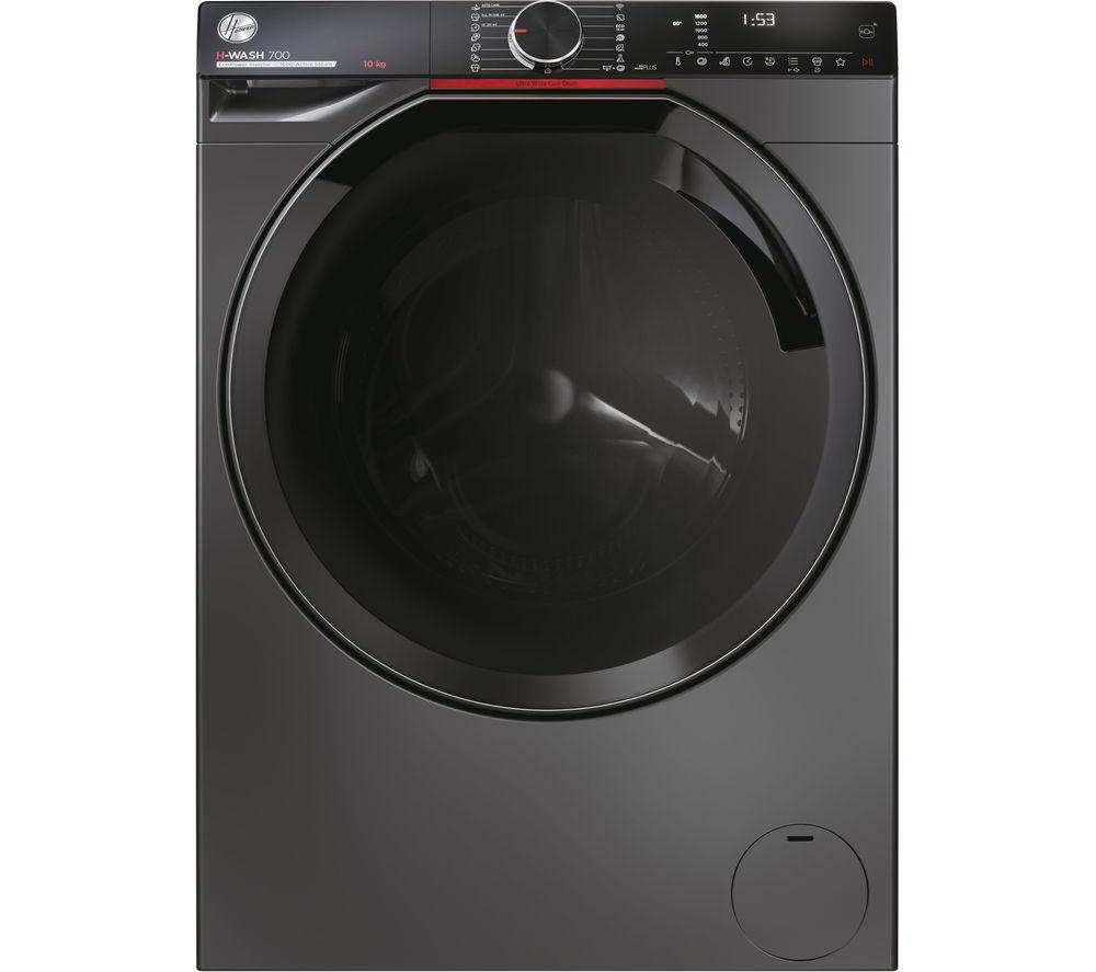 HOOVER H-Wash 700 H7W 610MBCR-80 WiFi-enabled 10 kg 1600 Spin Washing Machine - Graphite, Silver/Grey