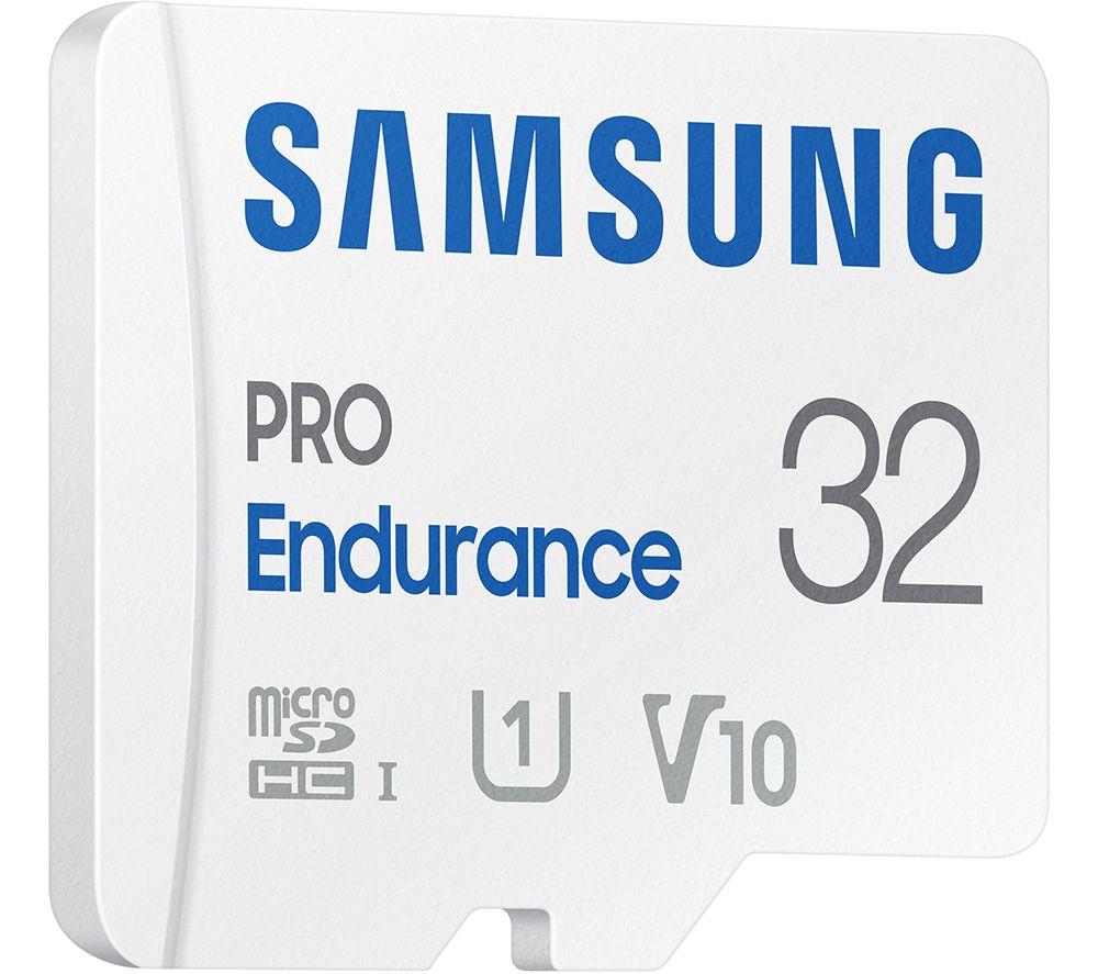 Samsung PRO Endurance microSDXC Memory Card 32GB in White