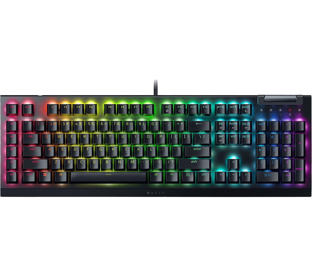 RAZER Blackwidow V4 X Mechanical Gaming Keyboard - Black, Black