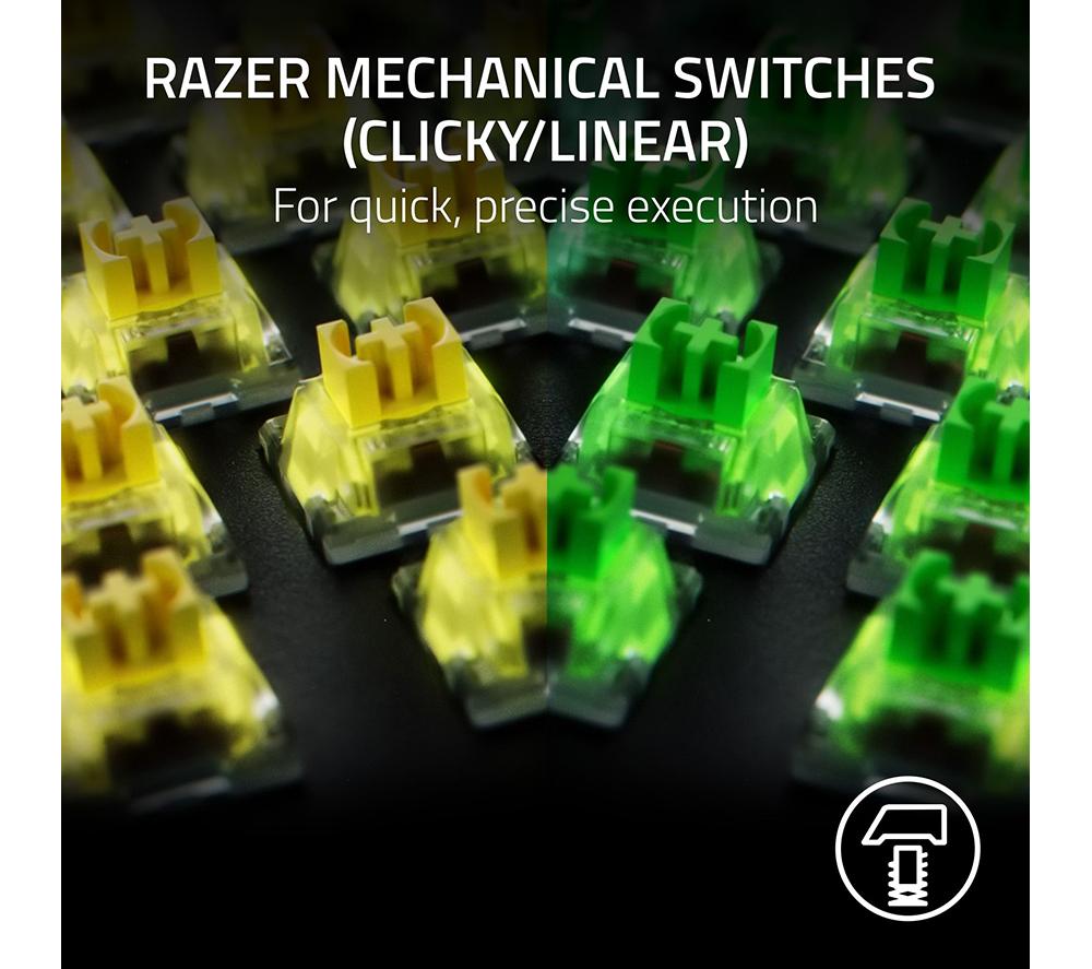 RAZER Blackwidow V4 X Mechanical Gaming Keyboard - Black image number 2 of 7