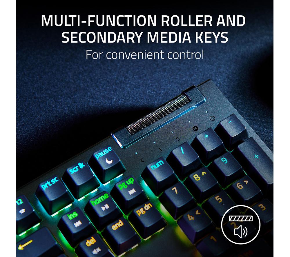 RAZER Blackwidow V4 X Mechanical Gaming Keyboard - Black image number 4 of 7
